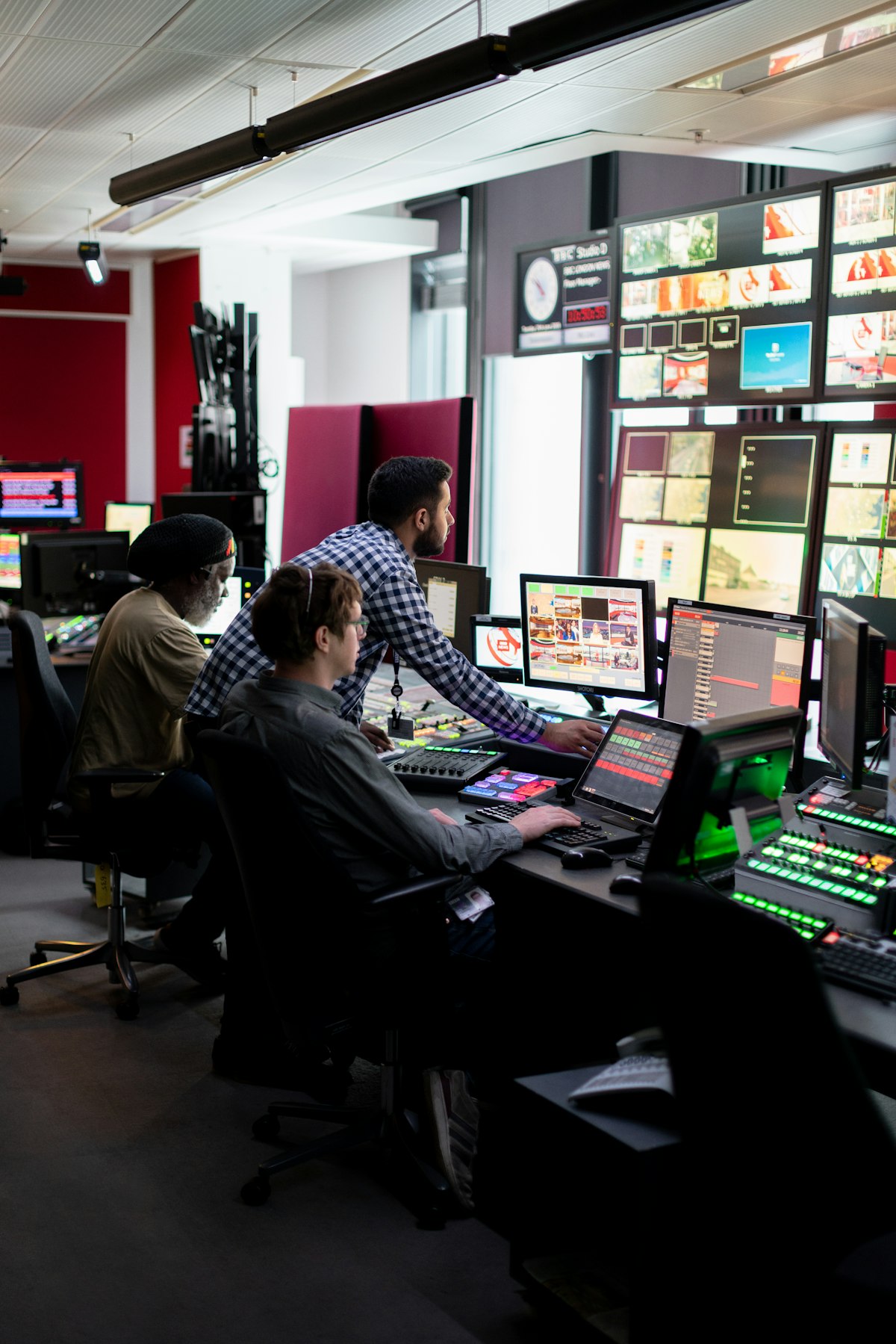Factory Automation and SCADA Control Room